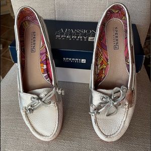 SPERRY TOP-SIDER white leather